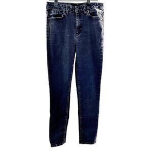 JOE'S HI‎ HONEY High Rise Curvy Skinny Ankle Skinnies Black Denim Jeans Sz29